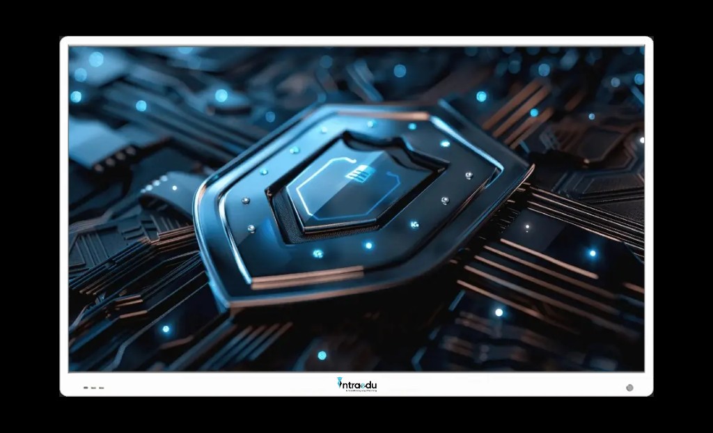 Advanced security on IntraEdu A10 Pro interactive display